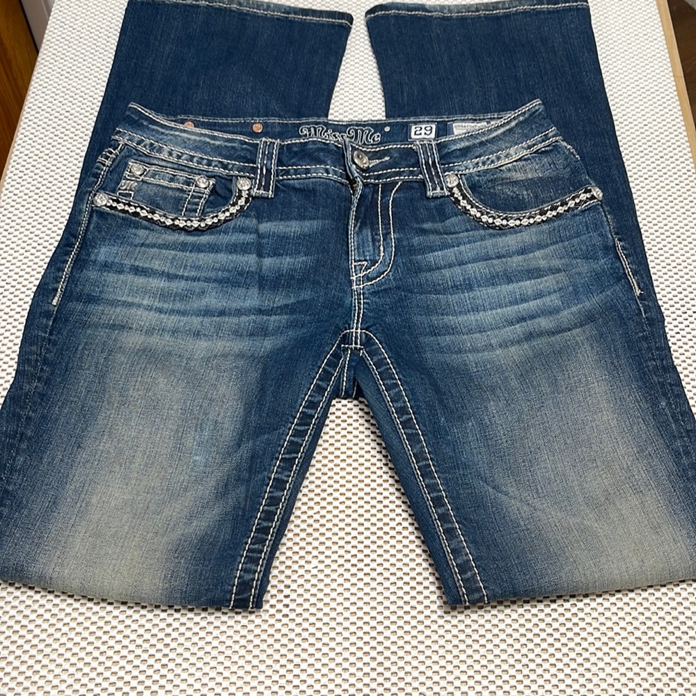 Miss Me Signature - Rise Boot Cut Jeans - Sz 29